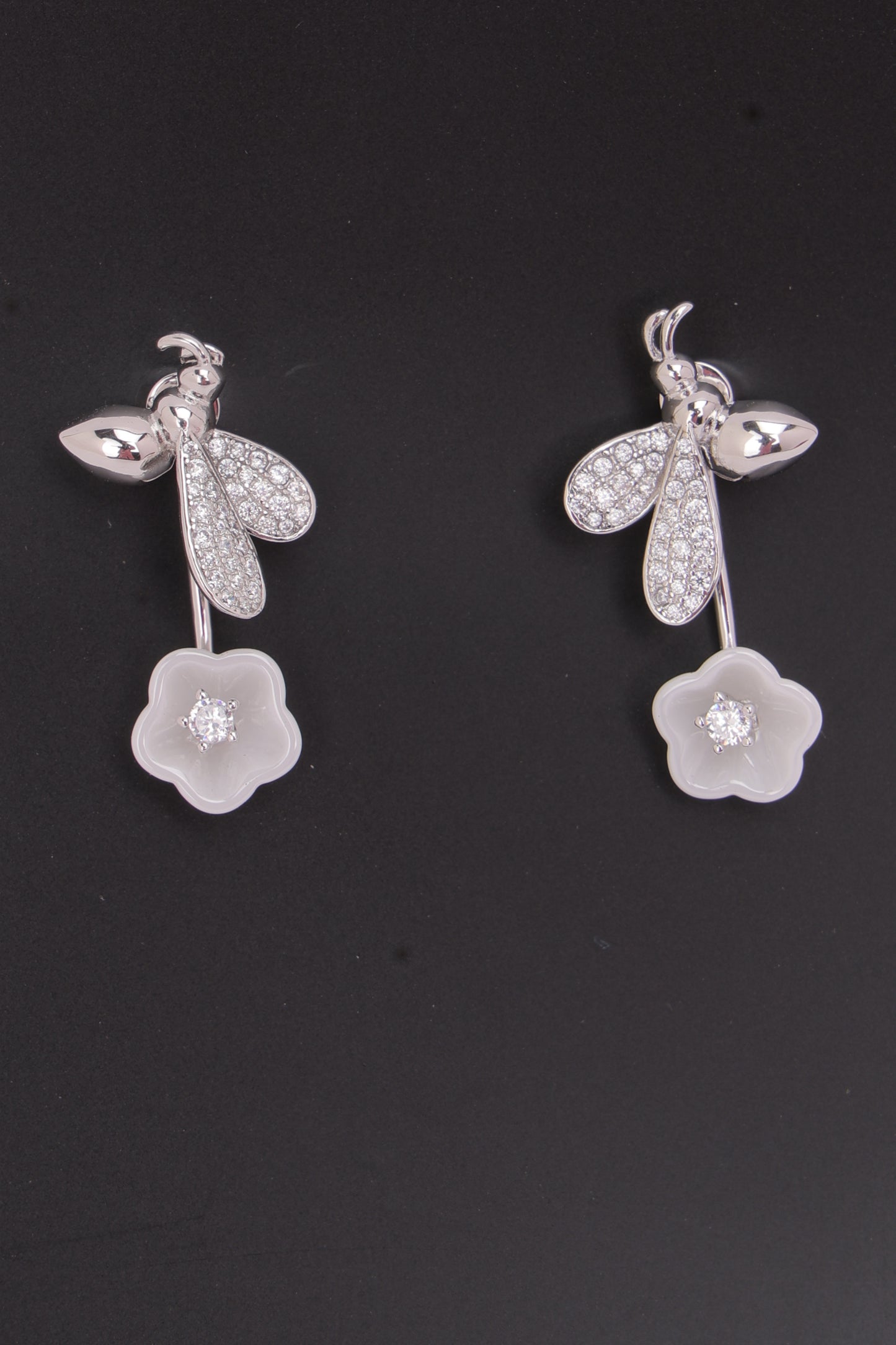 Blossoming Beauty Bee Earrings