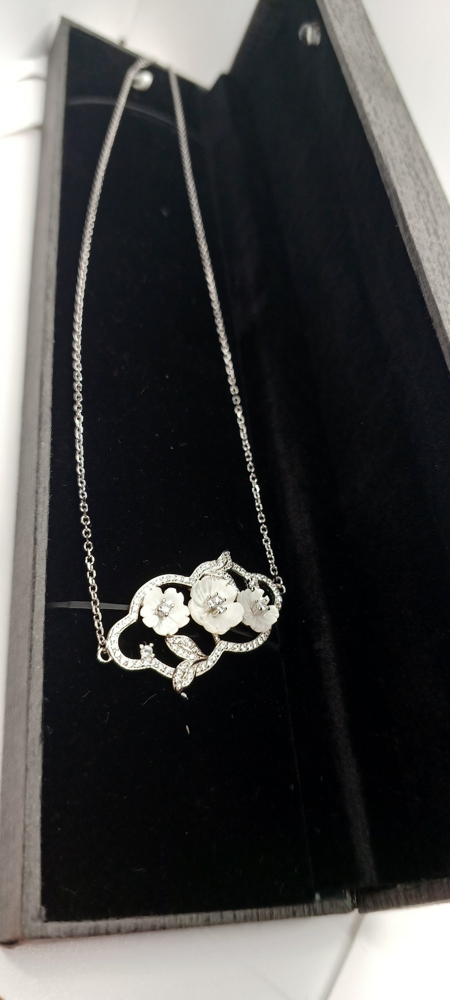 Stream of Shimmering Light: Sterling Silver Necklace