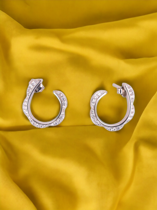 Thailand's CZ Classics Dazzling Hoops